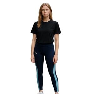 Under Armour Compression Long Leggings Small Heatgear Activewear Athleisure Yoga